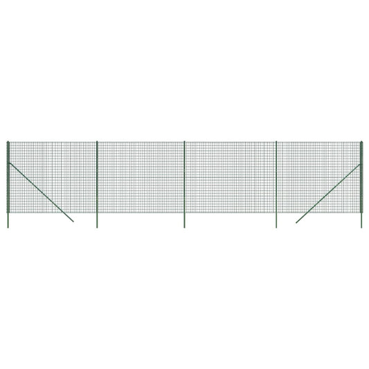 Verkkoaita vihreä 2,2x10 m galvanoitu teräs