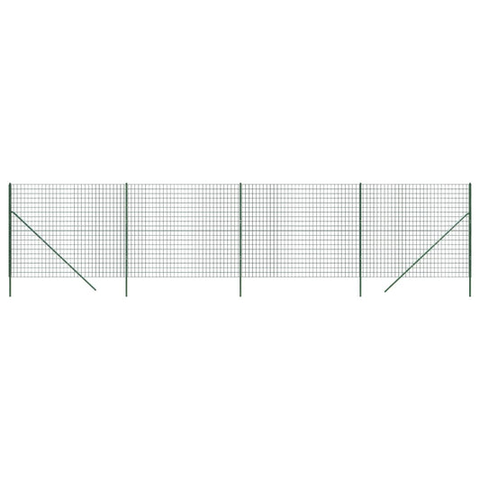 Verkkoaita vihreä 2x10 m galvanoitu teräs