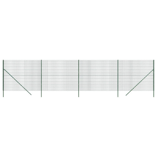 Verkkoaita vihreä 2,2x10 m galvanoitu teräs
