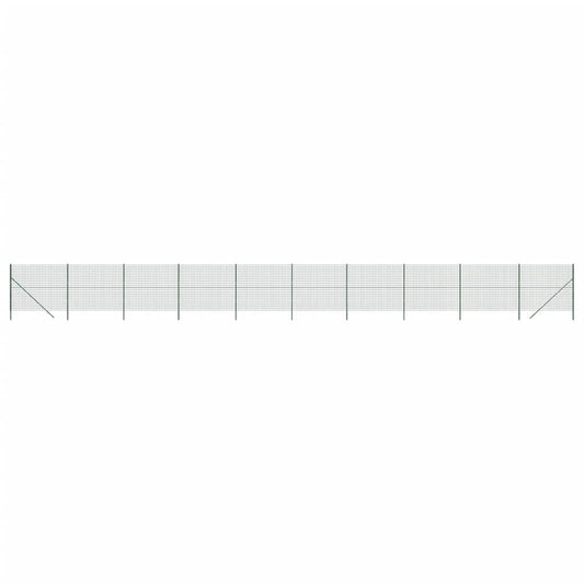 Verkkoaita vihreä 1,4x25 m galvanoitu teräs