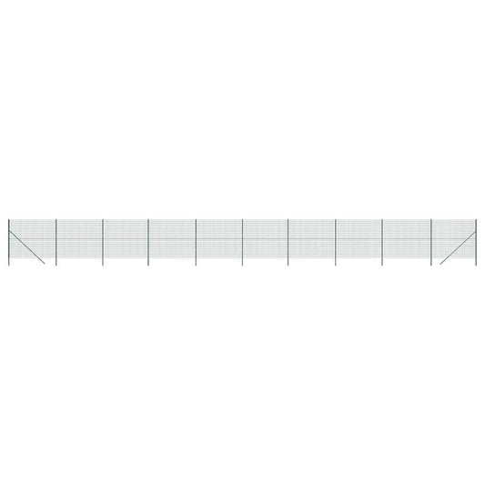 Verkkoaita vihreä 1,6x25 m galvanoitu teräs