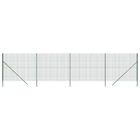 Verkkoaita vihreä 2x10 m galvanoitu teräs