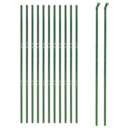 Verkkoaita vihreä 1,8x25 m galvanoitu teräs