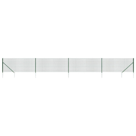 Verkkoaita maapiikeillä vihreä 0,8x10 m