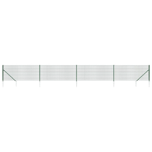 Verkkoaita maapiikeillä vihreä 1,1x10 m
