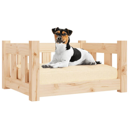 Dog bed 55.5x45.5x28 cm solid pine