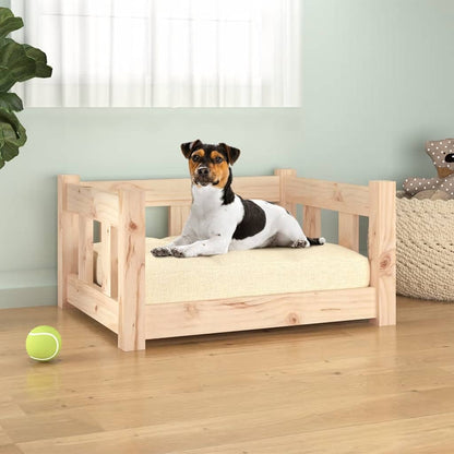 Dog bed 55.5x45.5x28 cm solid pine