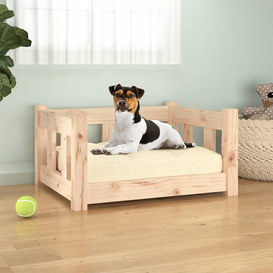 Dog bed 55.5x45.5x28 cm solid pine
