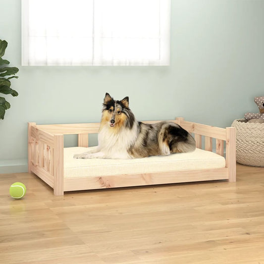 Dog bed 95.5x65.5x28 cm solid pine