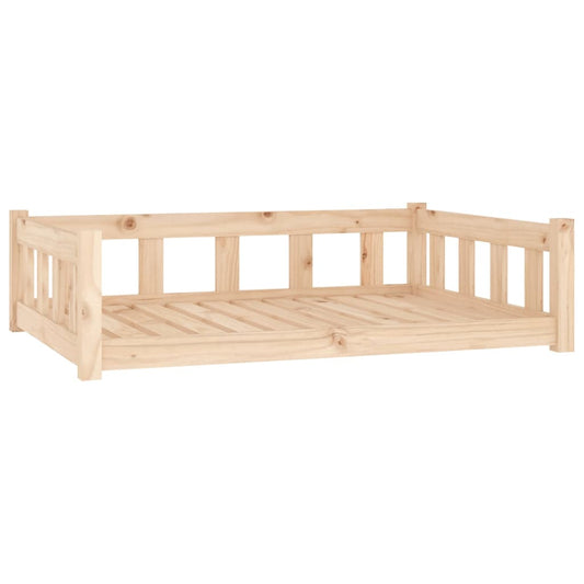 Dog bed 105.5x75.5x28 cm solid pine
