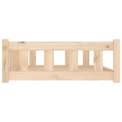 Dog bed 105.5x75.5x28 cm solid pine