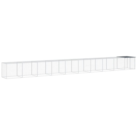 Chicken coop with roof anthracite 1003x98x90 cm galvanized steel