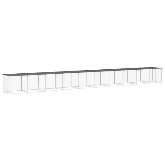 Chicken coop with roof anthracite 1003x98x90 cm galvanized steel