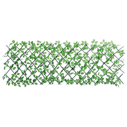  Säleikkö tekomuratti laajennettava 5 kpl vihreä 180x65 cm