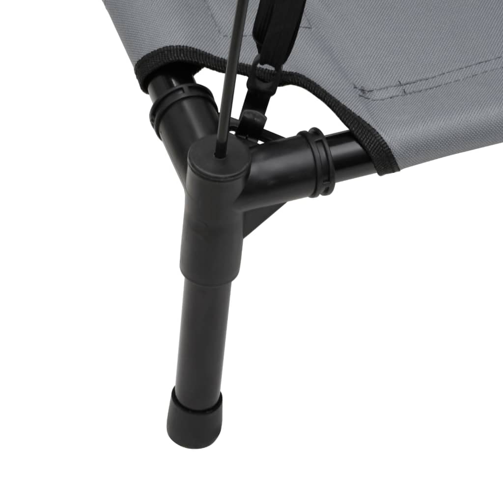 Dog bed with canopy anthracite Oxford fabric and steel