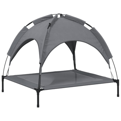 Dog bed with canopy anthracite Oxford fabric and steel