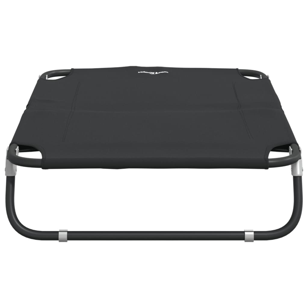 Foldable dog bed anthracite Oxford fabric and steel