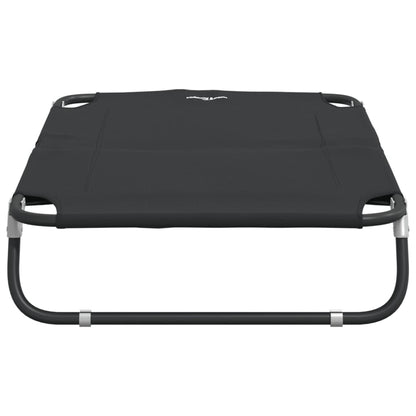 Foldable dog bed anthracite Oxford fabric and steel