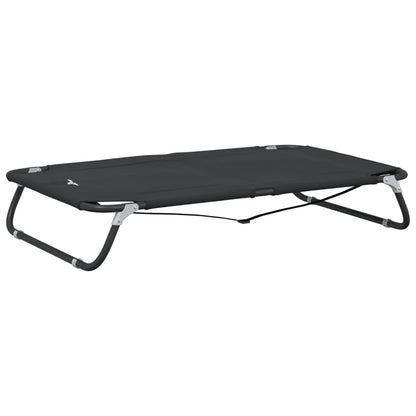 Foldable dog bed anthracite Oxford fabric and steel