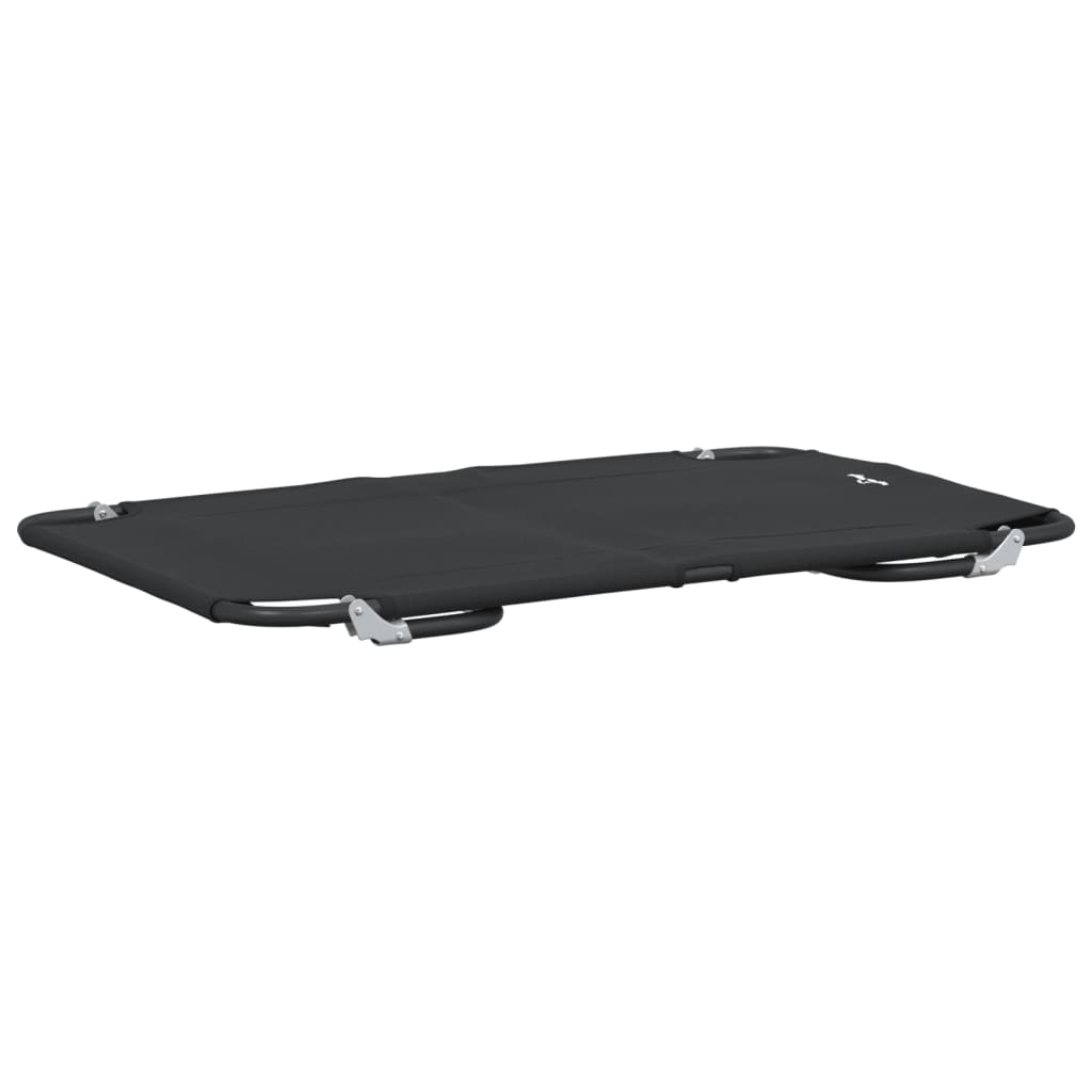 Foldable dog bed anthracite Oxford fabric and steel
