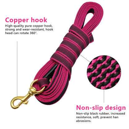 Jäljestys / metsästys pitkät hihnat / Tracking Leash Rope Durable Strong Dog Leash Dogs Walking Training 2M/3M/5M/9M
