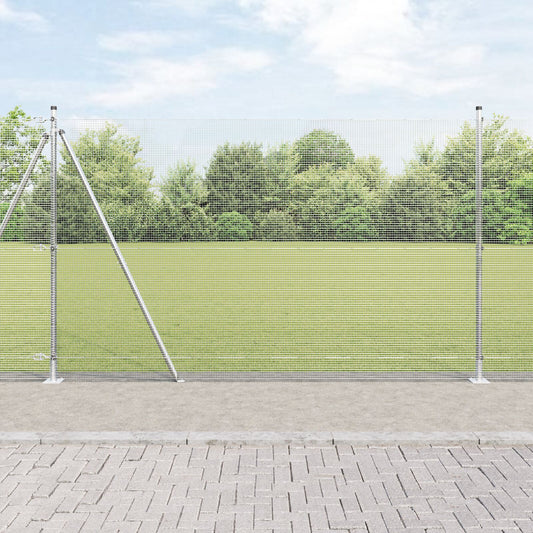 Welded Wire Fence 7 reunaputkella 1.6x10 m galvanoidusta teräksestä