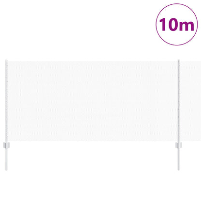 Aitapylväät 10 kpl U-kanava 100 cm galvanoitua terästä, vidaXL Kuusikulmainen aita 1x10 m galvanoitua terästä