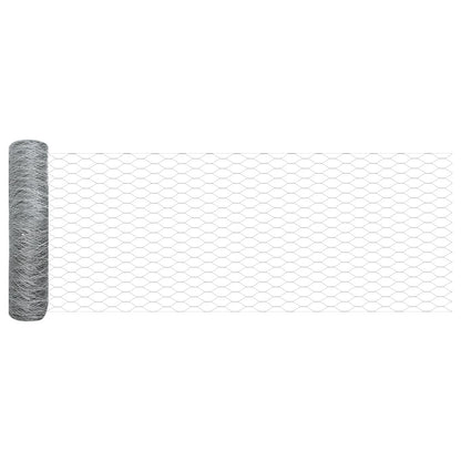 Aidan päät 11 kpl U-kanava 80 cm Galvanisoitu teräs, vidaXL Kuusikulmainen aita 0.8x25 m Galvanisoitu teräs
