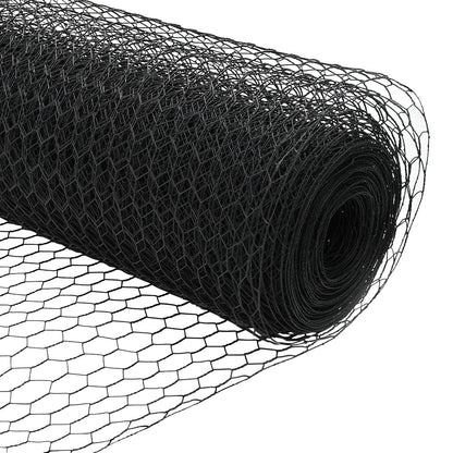 Verkkoposti 11 kpl U-kanava Harmaa 80 cm Teräs, vidaXL Kuusikulmainen verkko Harmaa 0.8x100 m Teräs