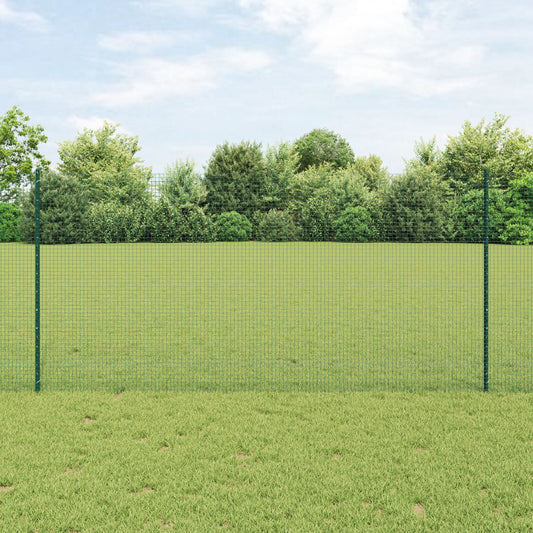 Welded Wire Fence with 22 U Posts Vihreä 1.2x50 m Teräs