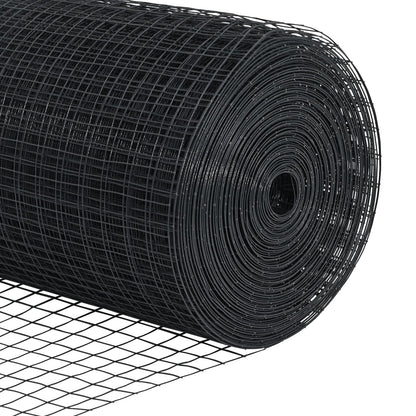 Weldattu langaaita 13 liitetyllä tolppalla Harmaa 0.6x50 m Teräs