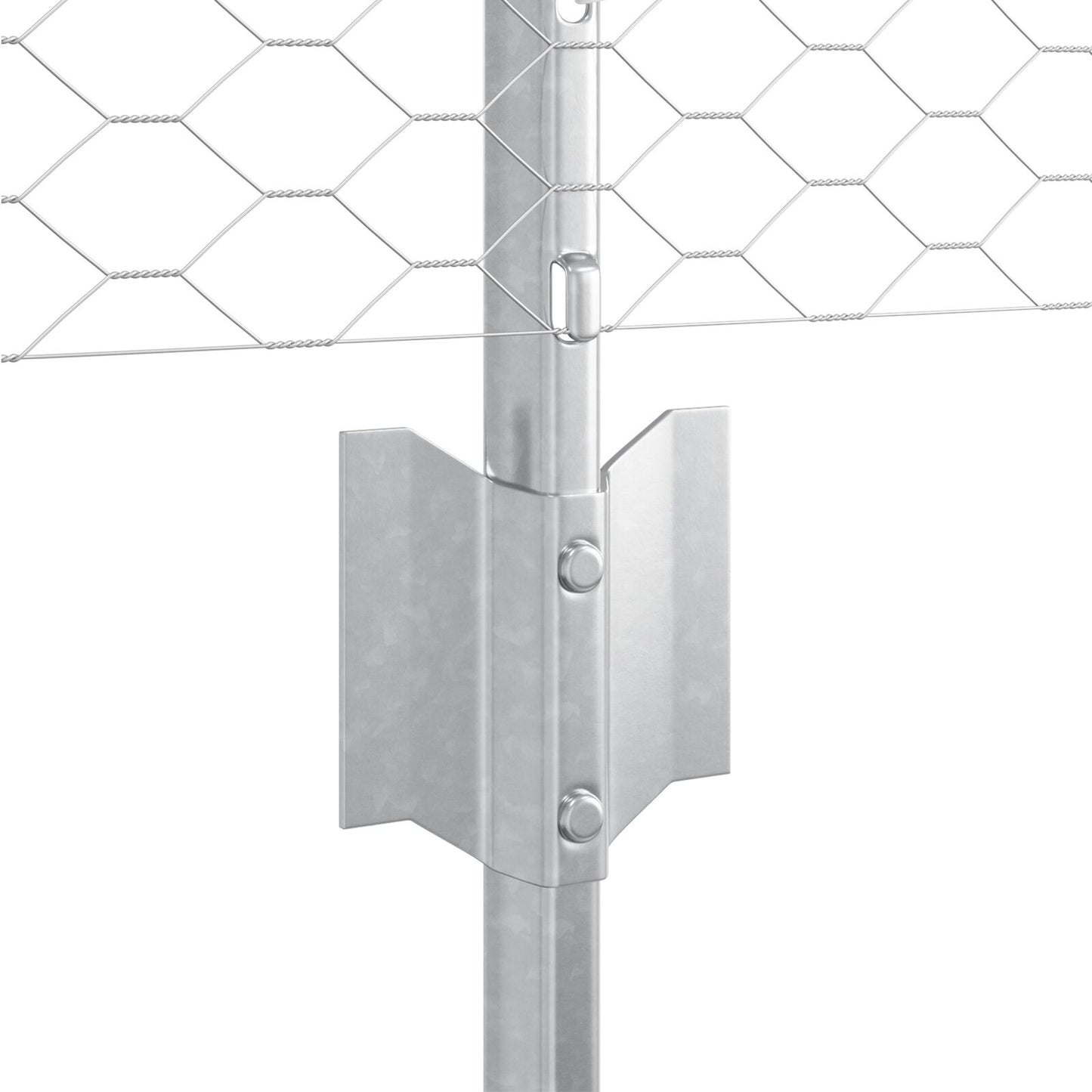 Verkkopostit 11 kpl U-kanava 60 cm Galvanoitu teräs, vidaXL Kuusikulmio verkko 0,5x100 m Galvanoitu teräs