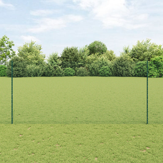 Weldattu langoitusaita 22 U-tukipylväillä Vihreä 1.4x50 m Teräs