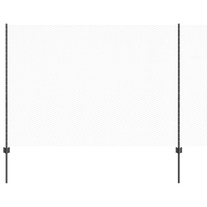 Verkkopostit 22 kpl U-kanava Harmaa 160 cm Teräs, vidaXL Kuusikulmainen verkko Harmaa 1.6x100 m Teräs