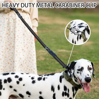 Jykevä ja näyttävä koiranhihna, eri värejä / Heavy Duty Dog Leash, 4-6FT Shock Absorbing Tactical Dog Leash with 2 Padded Handles, Advanced Easy Metal Clip, No Pull Reflecti