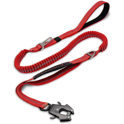 Jykevä ja näyttävä koiranhihna, eri värejä / Heavy Duty Dog Leash, 4-6FT Shock Absorbing Tactical Dog Leash with 2 Padded Handles, Advanced Easy Metal Clip, No Pull Reflecti