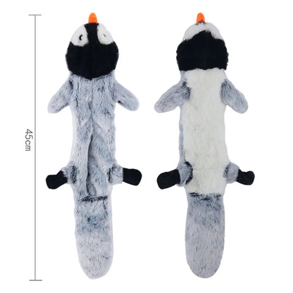 Yli ajetut pehmoeläimet / Funny Simulated Animal dog toy