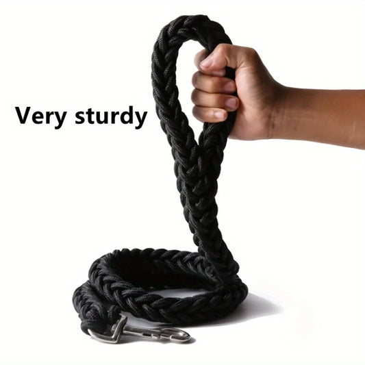 Jykevä paksu naru punos hihna / Dog leash for effective training and comfortable walking, strong and durable braid, suitable for large dogs, dog training leash