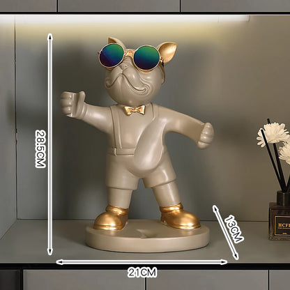 Bulldog Wine Holder, Wine Stand