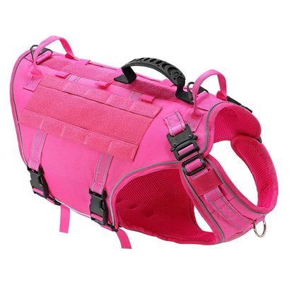 Taktiset valjaat armeija valjaat, vedonesto, useita värejä / Tactical Dog Training Vest No Pull Military Harness Adjustable Dog Hiking Harness Working Vest For Medium Large Dogs