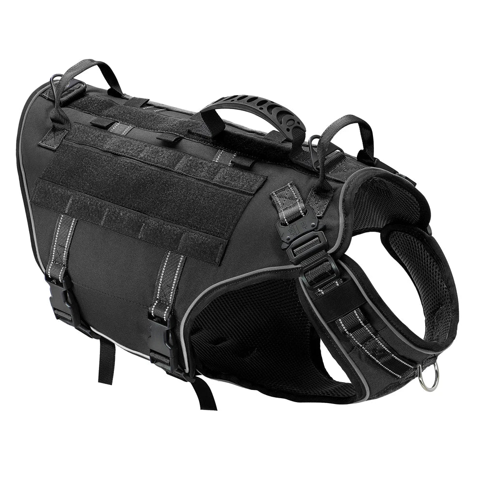 Taktiset valjaat armeija valjaat, vedonesto, useita värejä / Tactical Dog Training Vest No Pull Military Harness Adjustable Dog Hiking Harness Working Vest For Medium Large Dogs