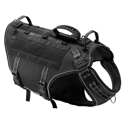 Taktiset valjaat armeija valjaat, vedonesto, useita värejä / Tactical Dog Training Vest No Pull Military Harness Adjustable Dog Hiking Harness Working Vest For Medium Large Dogs