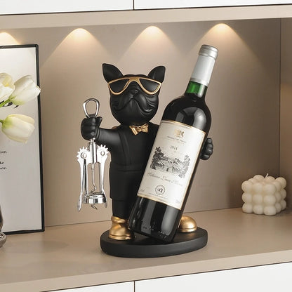 Bulldog Wine Holder, Wine Stand