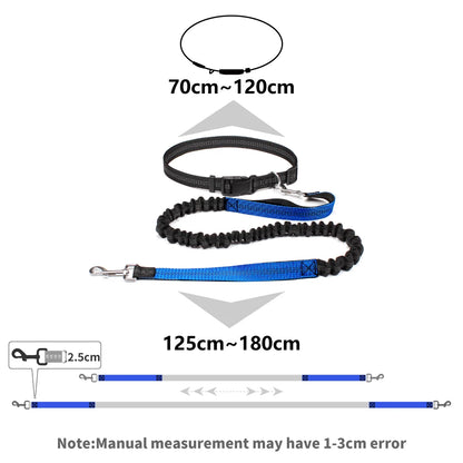 Koiran juoksutus vyö, kädet vapaana malli / Hand Free Dog Leash for Pet Walking Running Jogging Adjustable Dog leash Waist Belt Chest Strap Traction Rope Dog Accessories