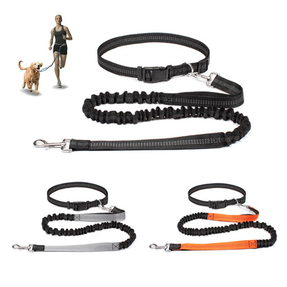 Koiran juoksutus vyö, kädet vapaana malli / Hand Free Dog Leash for Pet Walking Running Jogging Adjustable Dog leash Waist Belt Chest Strap Traction Rope Dog Accessories