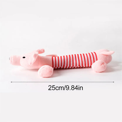 Yli ajetut pehmoeläimet / Funny Simulated Animal dog toy
