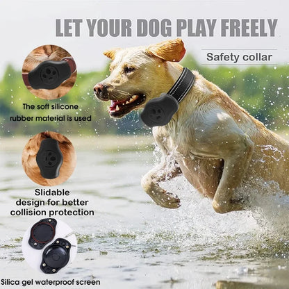 Airtag paikannus panta, koiranpanta, vedenpitävä, erivärejä / Upgraded AirTag Dog Collar, IP68 Waterproof Air Tag Holder, Reflective, Ultra-Durable, Comfortable for Small Medium Large Pet