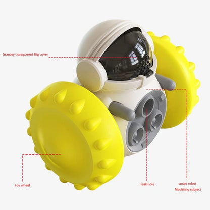 Liikkuva herkkujen tiputtaja robotti, Dog Toys Interactive Toys