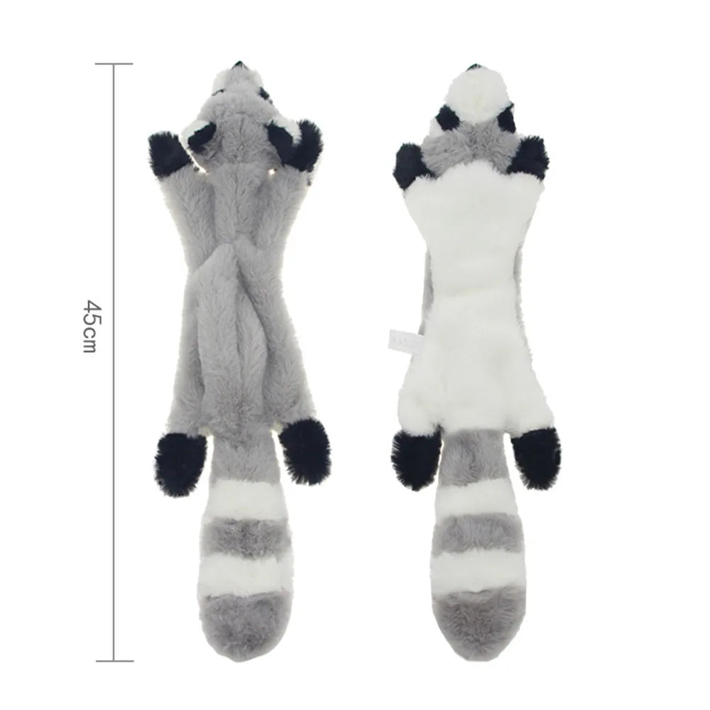 Yli ajetut pehmoeläimet / Funny Simulated Animal dog toy