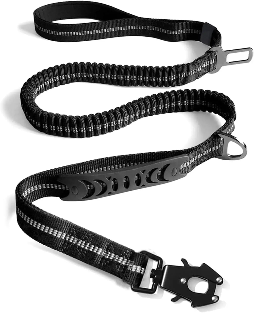 Jykevä ja näyttävä koiranhihna, eri värejä / Heavy Duty Dog Leash, 4-6FT Shock Absorbing Tactical Dog Leash with 2 Padded Handles, Advanced Easy Metal Clip, No Pull Reflecti